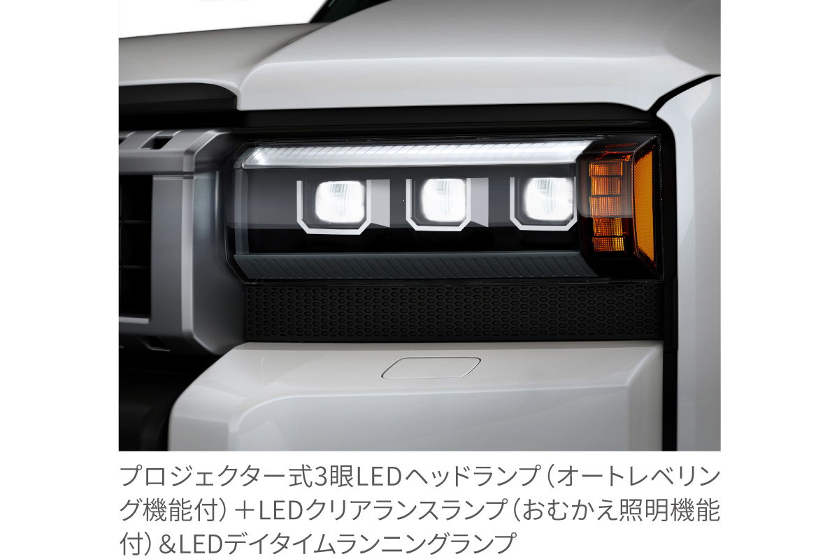 ランクル250 ヘッドライト 新車取り外し 新車外し 美品】トヨタ ランドクルーザー250 VX 純正 LED ヘッドライト