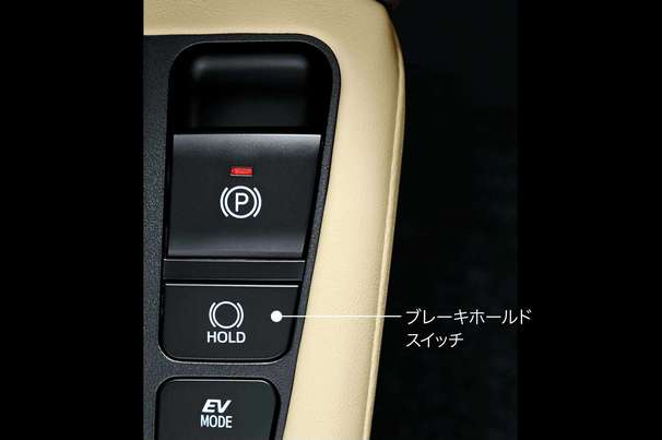 電動パーキングブレーキ&ブレーキホールドスイッチ