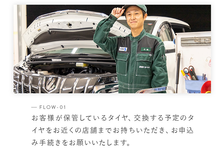 タイヤ保管にお困りの方へ-TIRE STORAGE トヨタ車なら茨城トヨペット