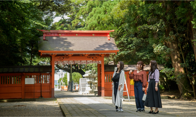 息栖神社境内の散策