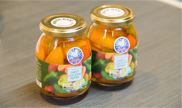 ピクルスの瓶詰め