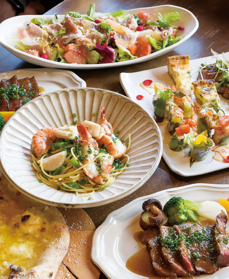 シェアコースの料理